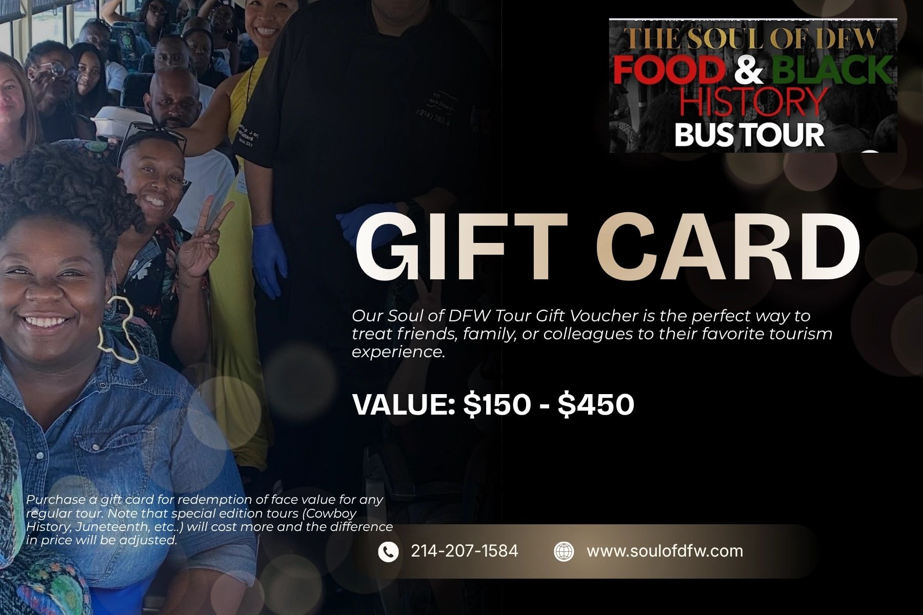 Soul of DFW Tour Gift Card